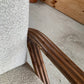 Classic Cane Pretzel Chair in Boucle - Two Available