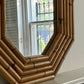 - Large Vintage Bamboo Mirror