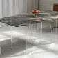 Custom Lucite Marbled Table
