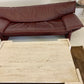 Absolutely Stunning Large Vintage Unfilled Travertine Coffee Table