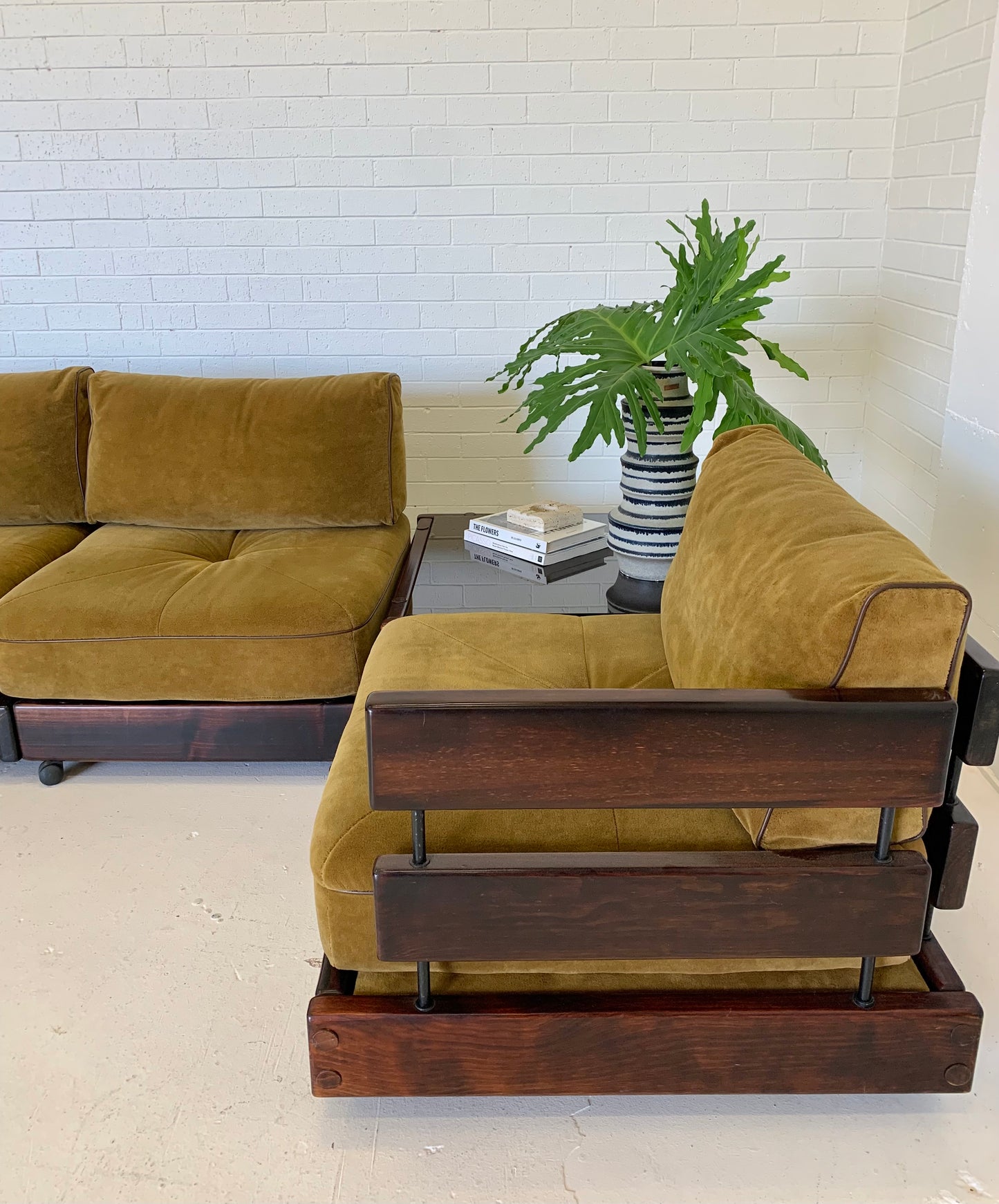 Vintage Post and Rail Modular Sofa