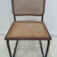 Set of Vintage Cane Cantilever Dining Chairs