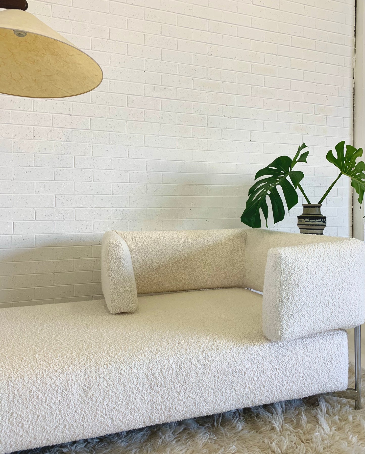 Wool Boucle “Tangeri” Sofa by Francesco Binfare for Edra