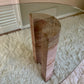 Rare Pink Travertine Table