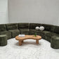 - Bespoke Green Chenille Modular Sofa Set