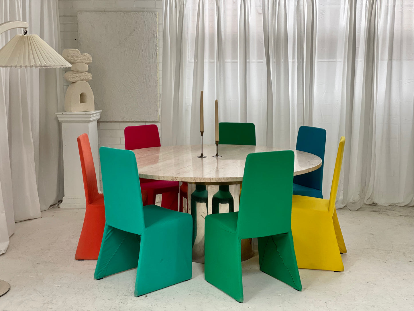 Italian Diamanté Chairs by Claudio Salocchi