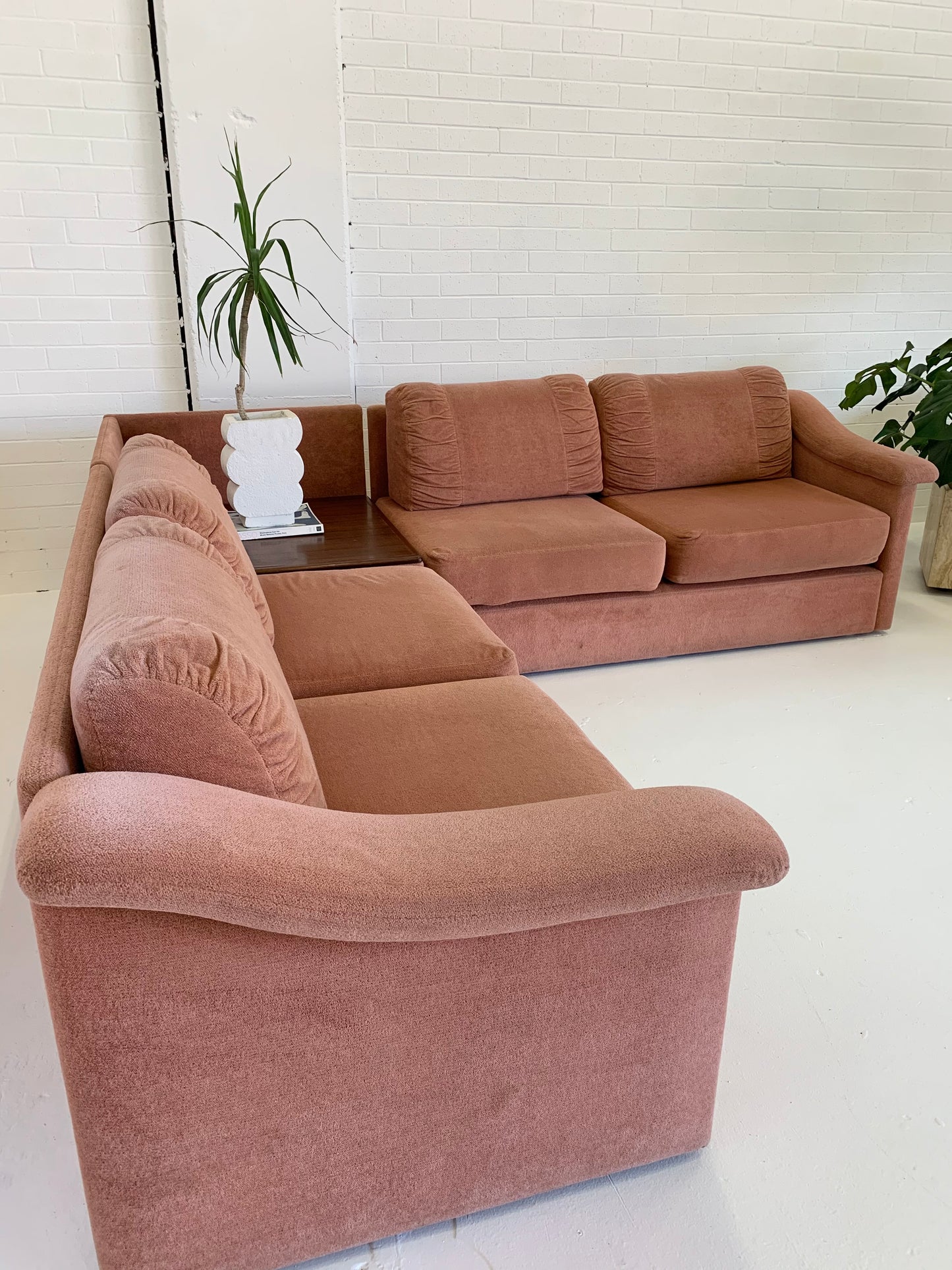 Vintage Parker Velvet Modular Sofa