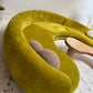 - Bespoke Large Chartreuse Velvet Curved Modular Sofa