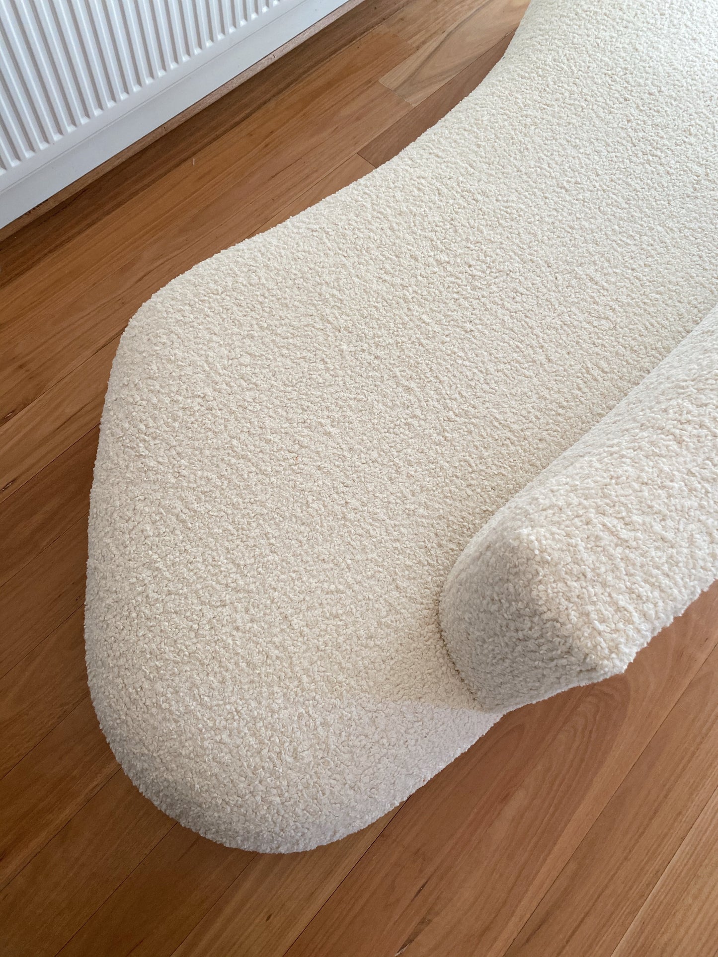 Custom Made Vintage Curved Sofa