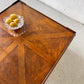 Burl and Brass Coffee Table