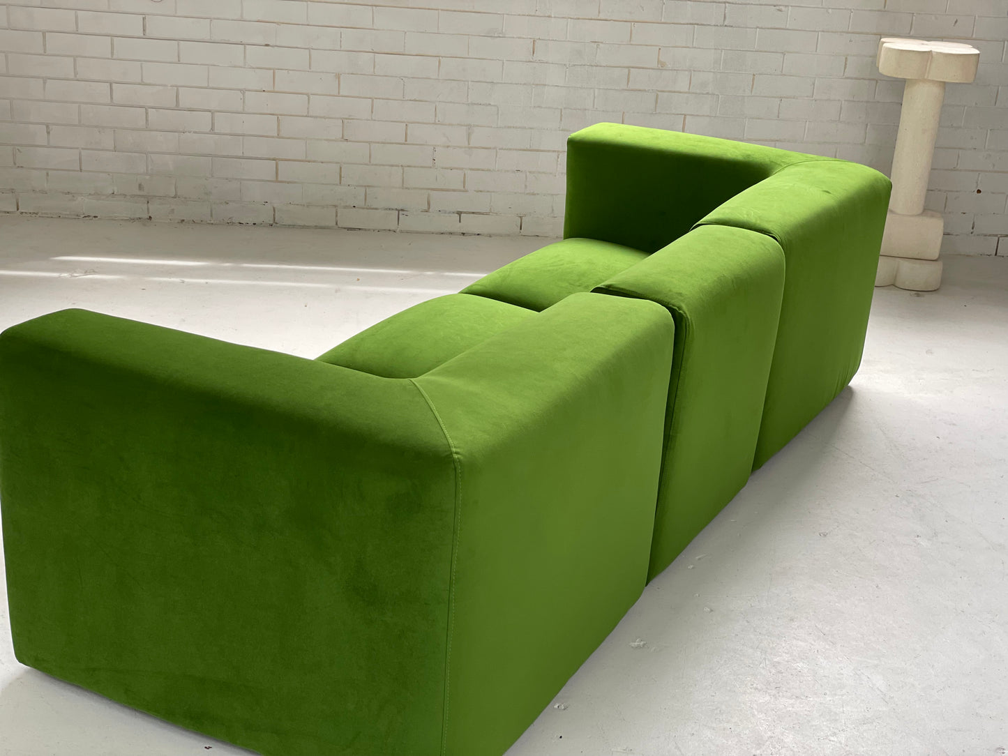 Mohair Velvet Modular Sofa