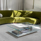 Bespoke Olive Curved Modular Sofa