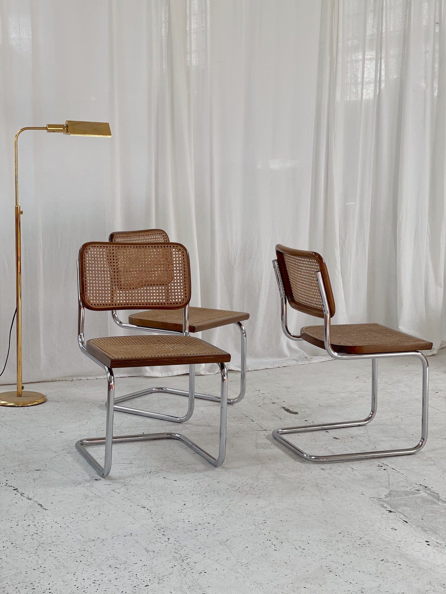 Set of Four Cesca Chairs - Made in Italy