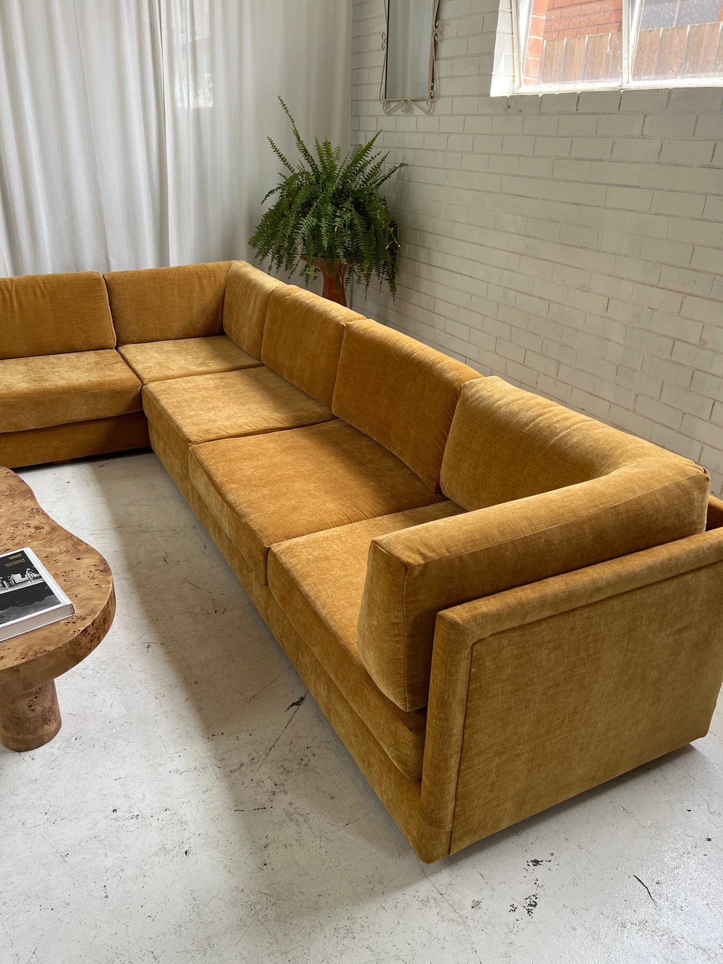 - Bespoke Mustard Modular Sofa Set