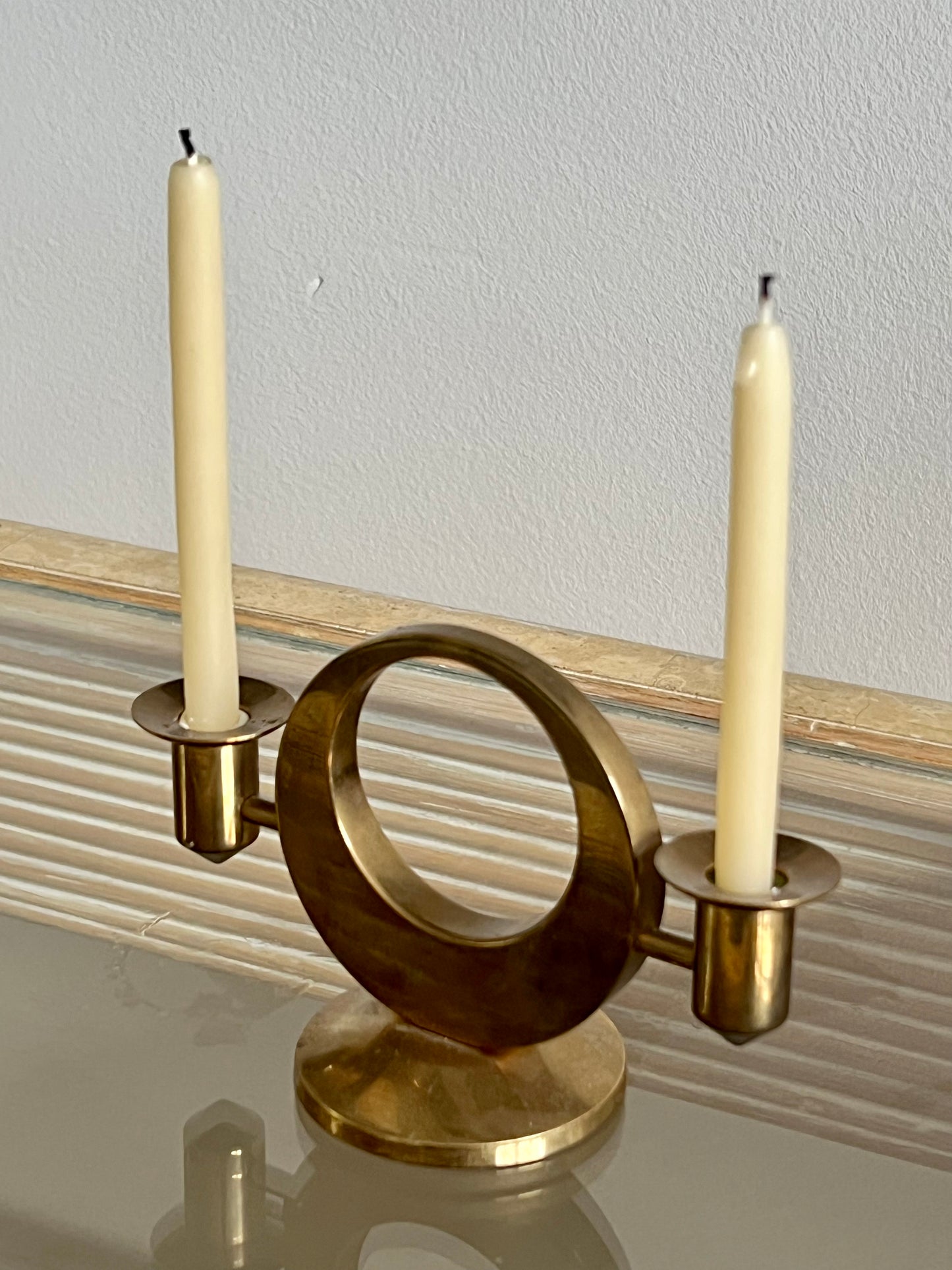 - Solid Brass Candle Holder, Sweden