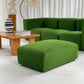 Mohair Velvet Modular Sofa