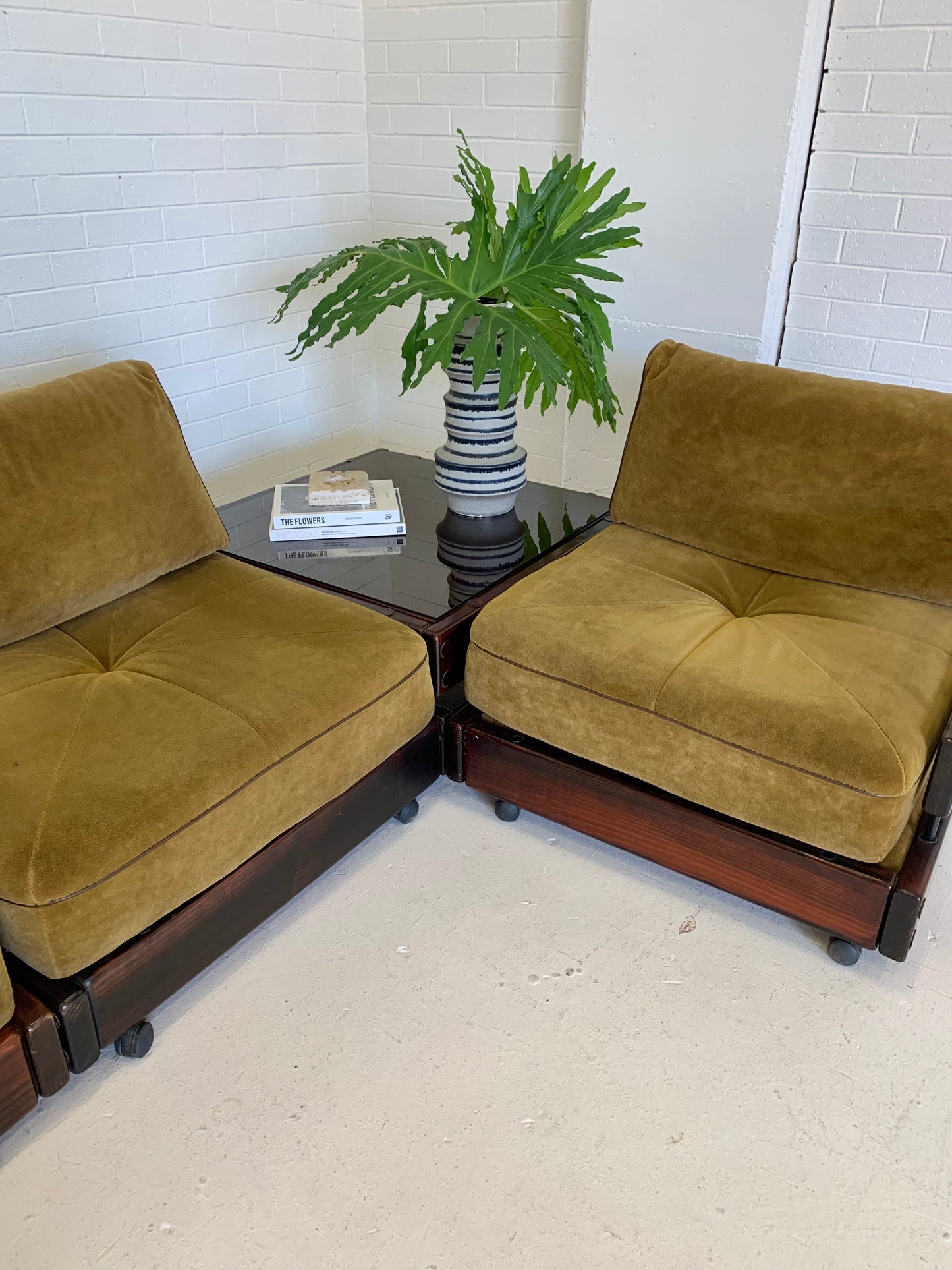 Vintage Post and Rail Modular Sofa
