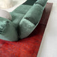 - Low Green Velvet Modular Sofa Set