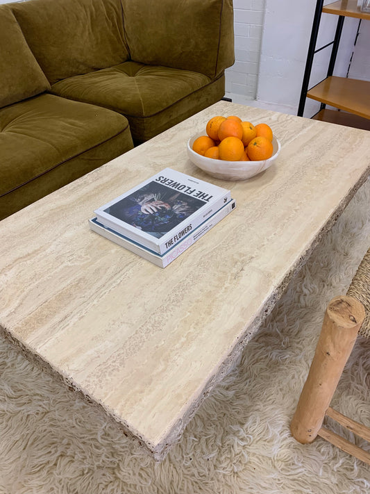 Travertine Coffee Table