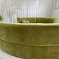 - Bespoke Olive Velvet Curved Modular Sofa