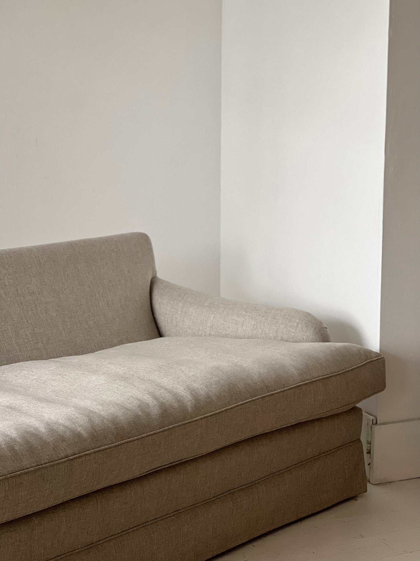 Oatmeal Linen Sofa