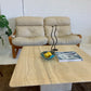 Vintage Italian Travertine Coffee Table
