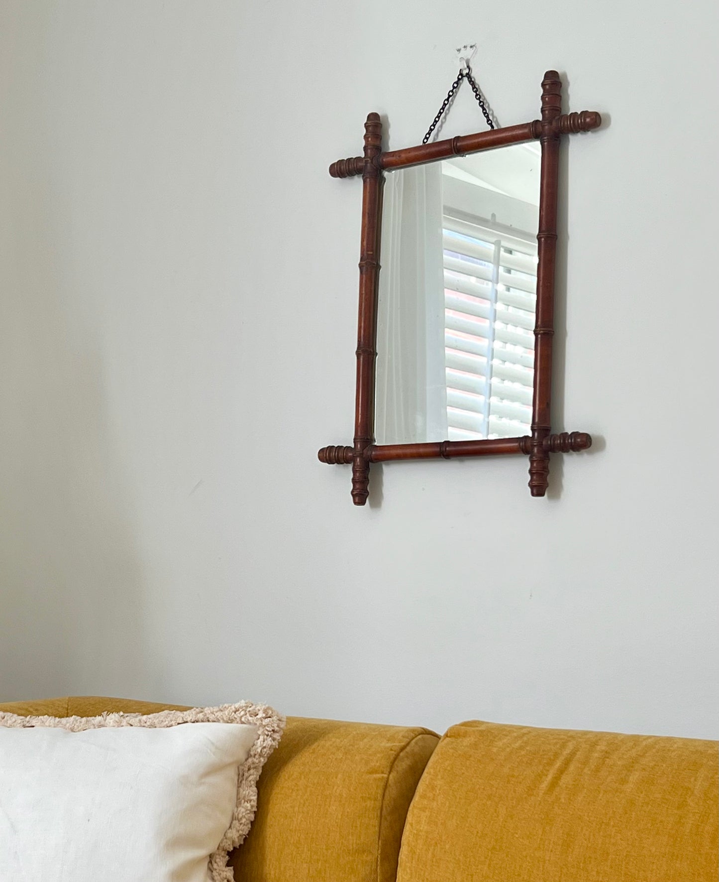1940s French Chinoiserie Mirror