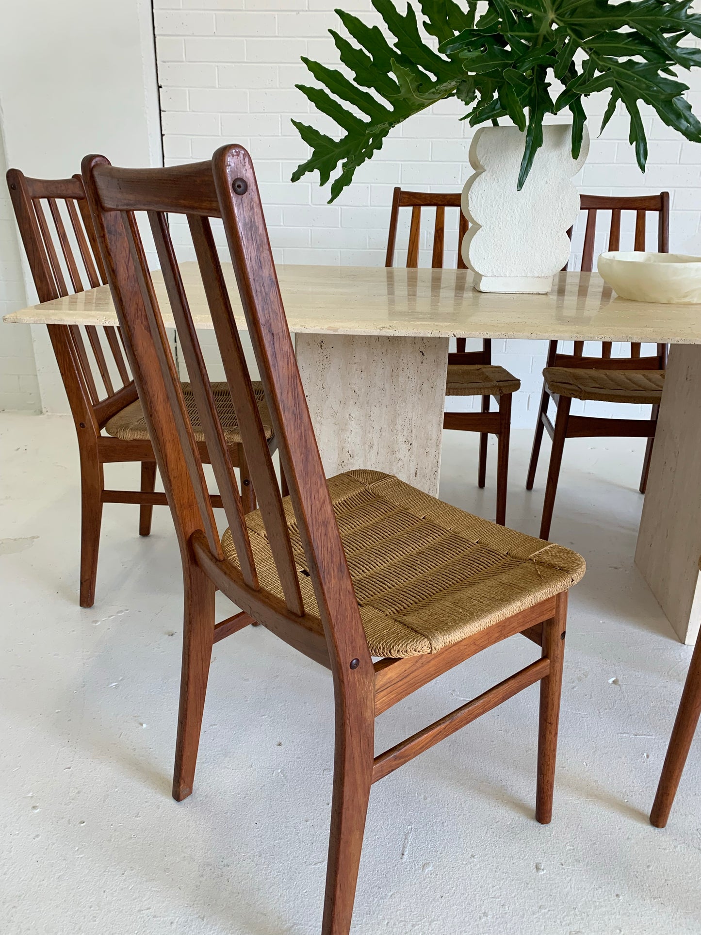 Beautiful Danish Cord Dining Chairs