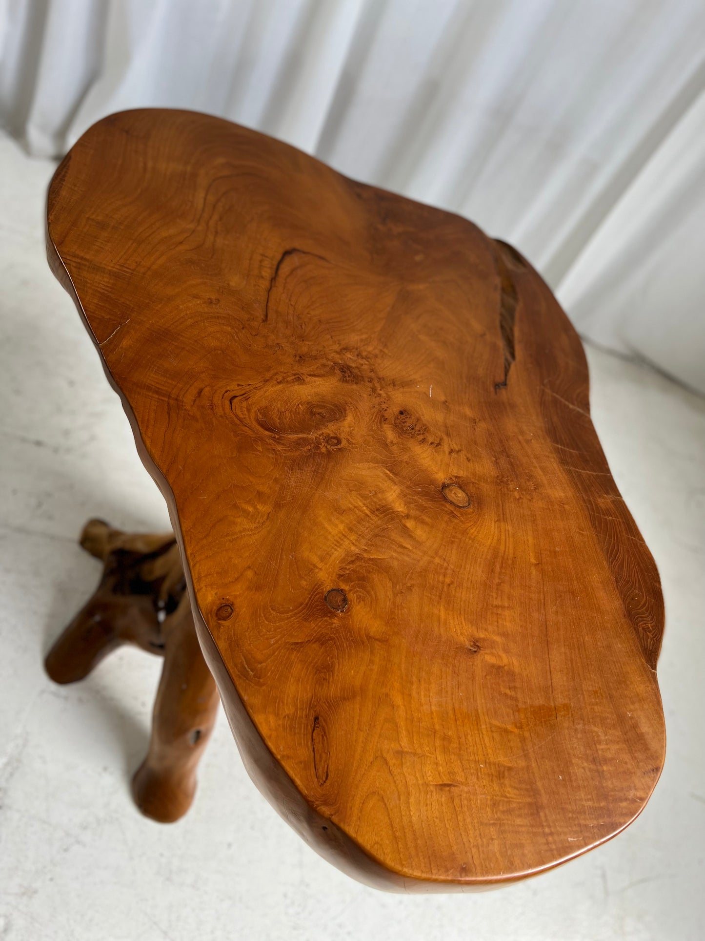 - Organic Wooden Root Table