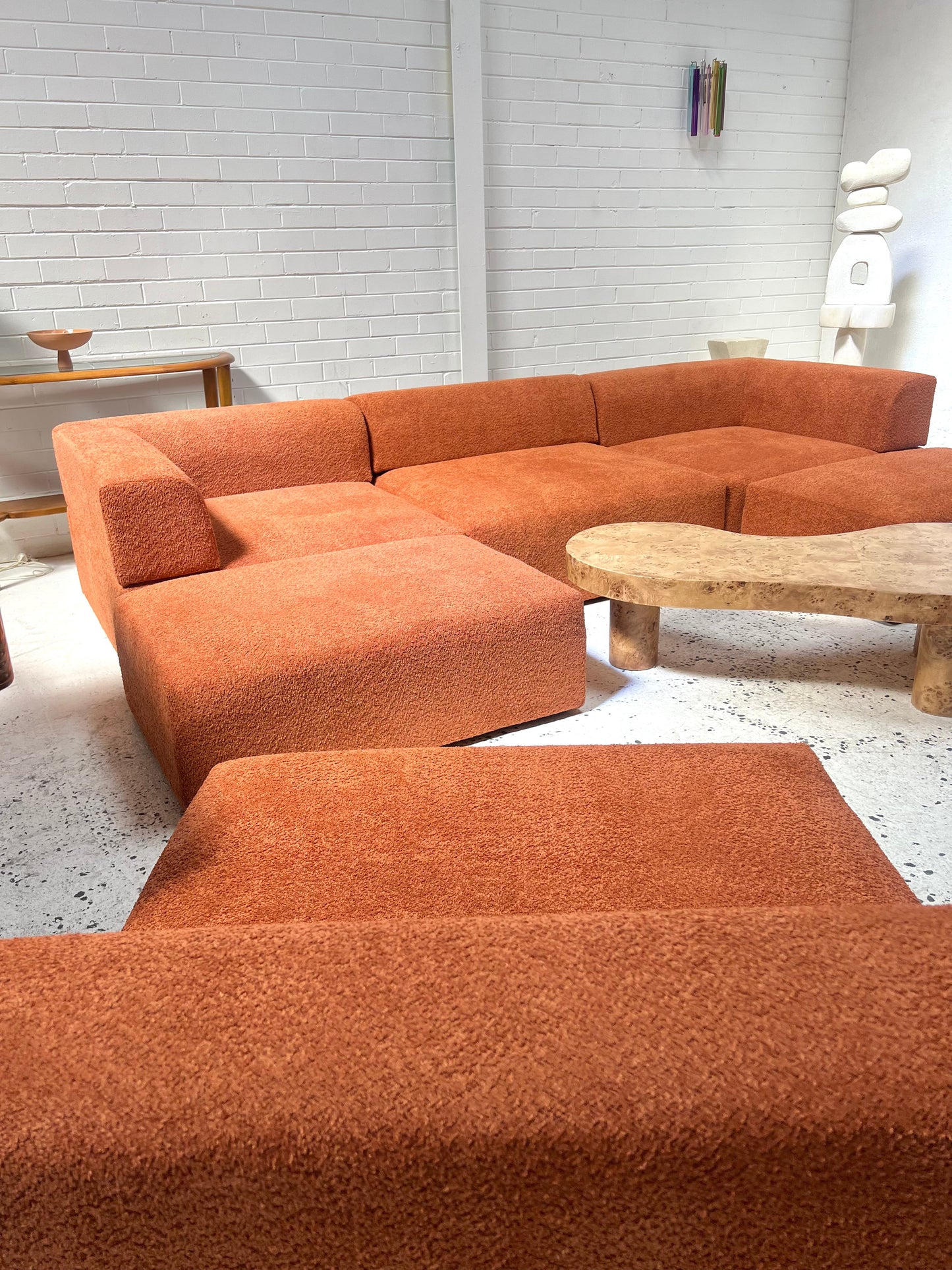 = Bespoke Boucle Modular Sofa Set