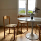 Vintage timber rush dining chairs