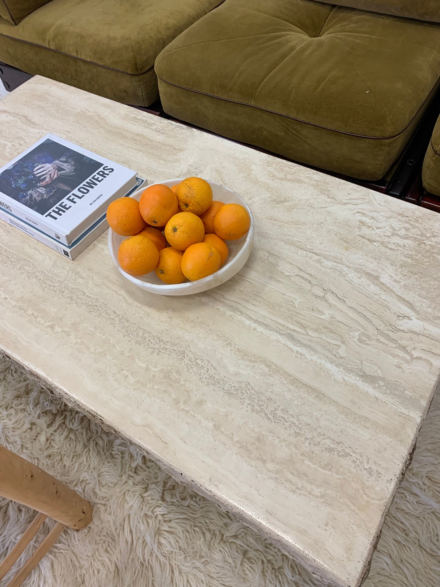 Travertine Coffee Table