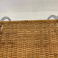 Vintage Cantilever Wicker and Chrome Dining Chairs