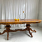 - Large Vintage Burl Carved Table