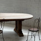 Custom Large Wooden Curved Table