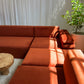 - Copper Velvet Modular Sofa Set