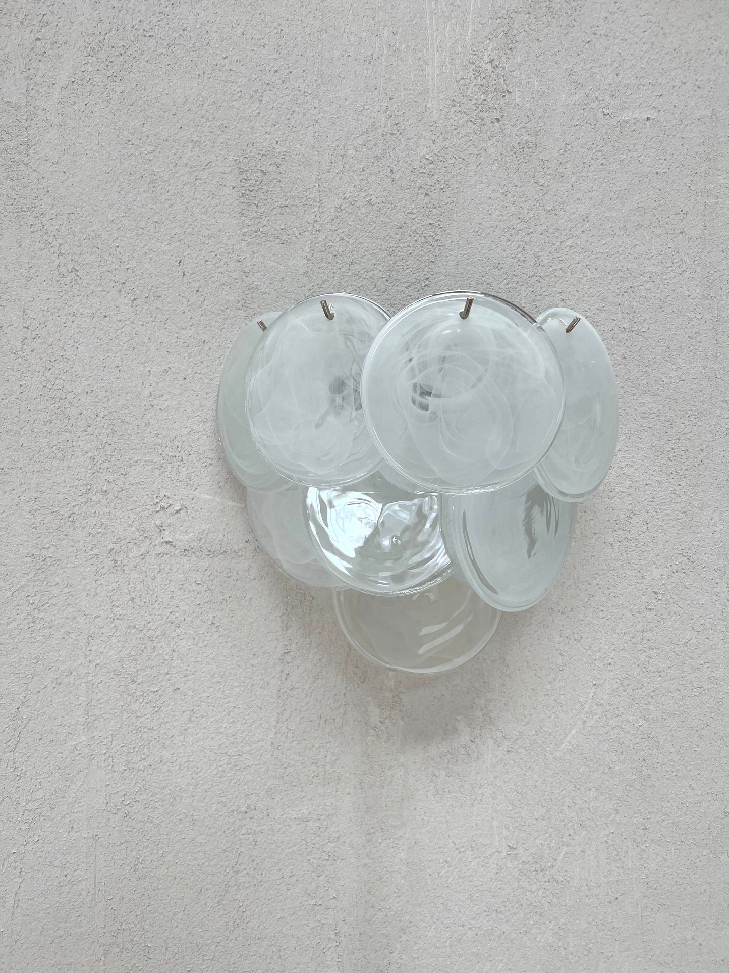 Murano Sconce - VISTOSTI WHITE - Two Available