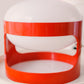 Red Kartell KD27 Lamp by Joe Colombo