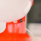 Red Kartell KD27 Lamp by Joe Colombo