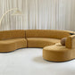 Bespoke Mustard Curvy Modular Sofa