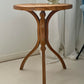 - Vintage Bentwood Rattan Side Table