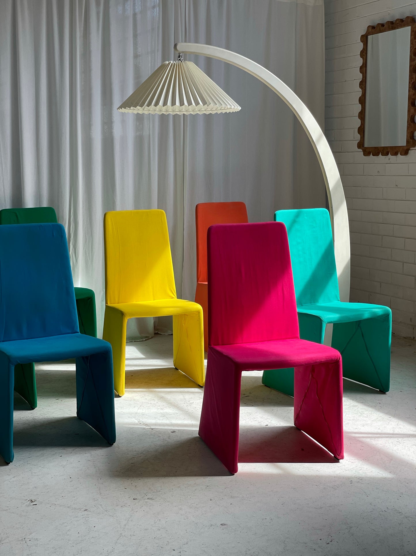 Italian Diamanté Chairs by Claudio Salocchi