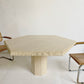 Italian Travertine Dining Table