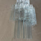 Murano Sconce - Venini TRONCHI CLEAR - One Available