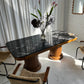 - Custom Marble & Teak Table