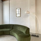 Bespoke Velvet Modular in Deep Botanical Green