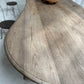 Custom Large Wooden Curved Table