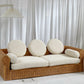Vintage Cane and Boucle Lounge / Day Bed