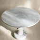 Carrara Marble Side Table