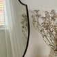 1950s Italian Brass Mirror - Beaded Shield